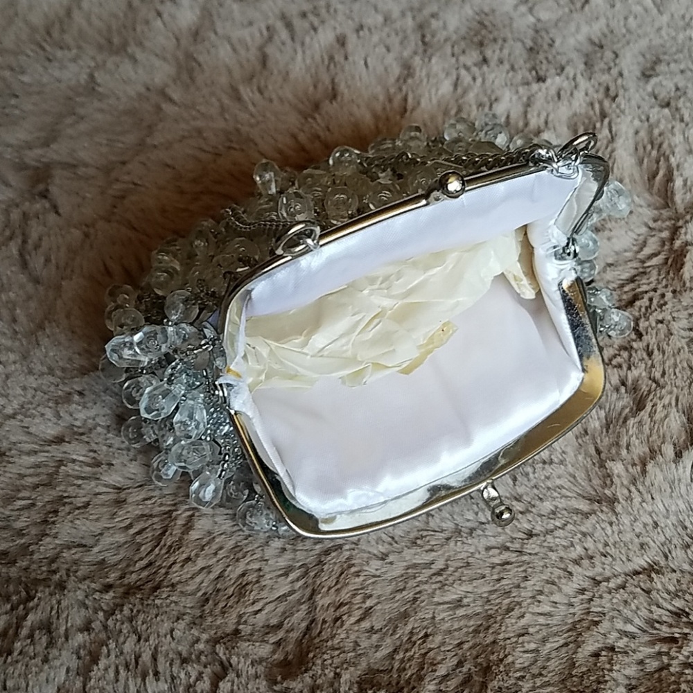 SOLD - Tiny vintage beaded evening bag - Picture 3 of 3